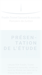 Mobile Screenshot of fradin-huissier.com